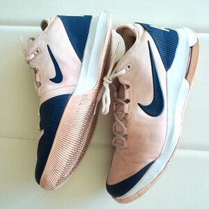 Nike Soft Pink and Navy Sneakers